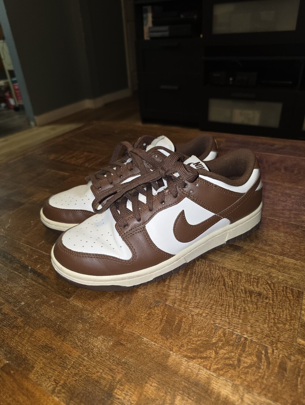 Nike Dunk Low Sneaker in SAIL/CACAO WOW-COCONUT MILK Womens Sz 8